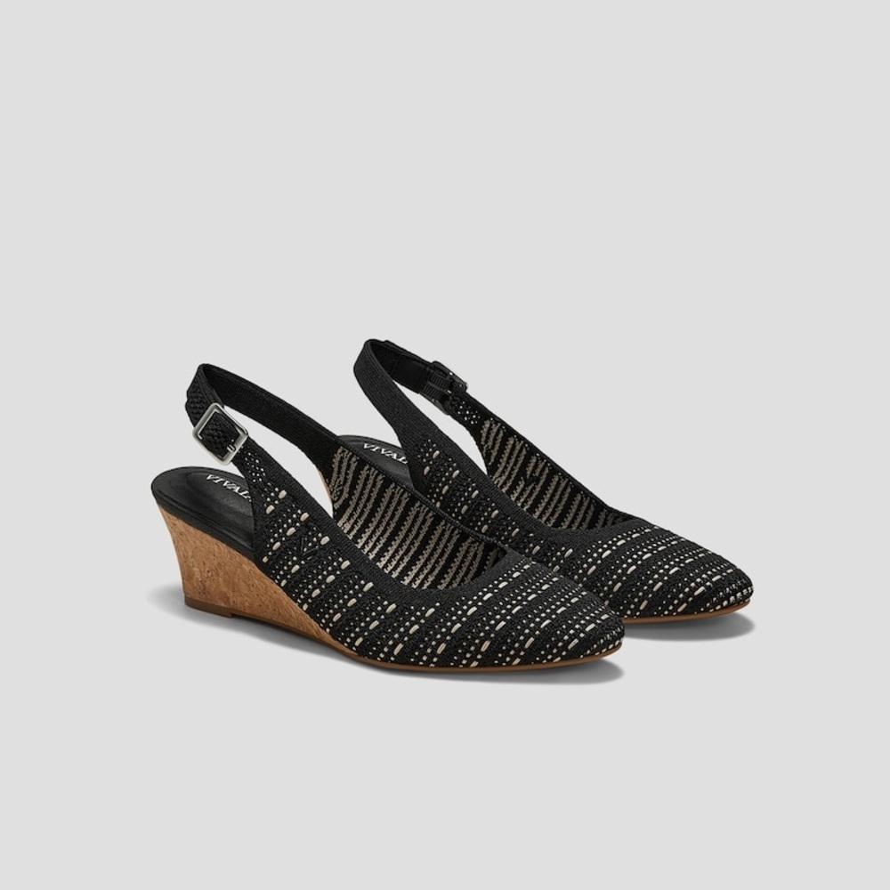 Vivaia Tamia Wedge Slingback Shows size 9.5/41